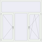 REHAU Euro-Design 60 1800x1800 mm