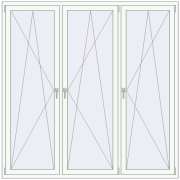 KORSA OPTIMUM REHAU EURO 70 2030x2035 mm