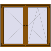 KORSA OPTIMUM REHAU EURO 70 1600x1360 mm