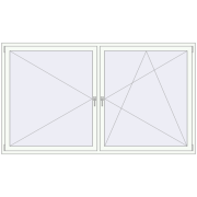 KORSA ENERGY-SAVING REHAU SYNEGO MD 2430x1400 mm