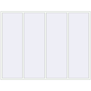 Вікна 3000x2300 мм REHAU Euro 70 RAL 9016 Traffic white з двох сторін