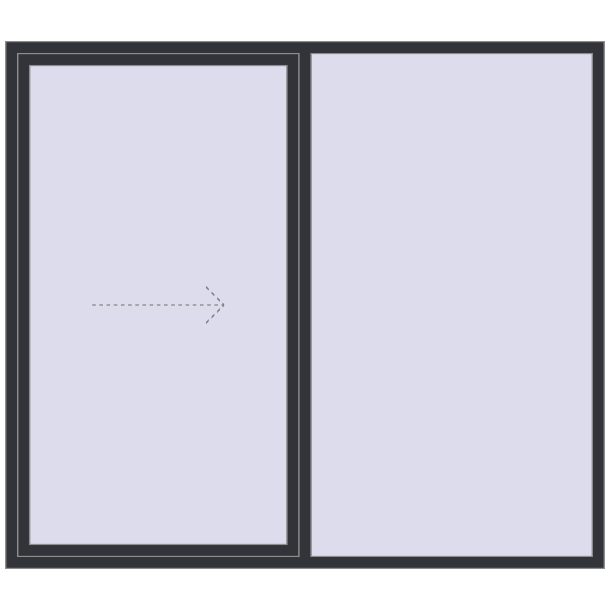 Plastic patio door 250x220 cm patio door doubleleaf with left hand