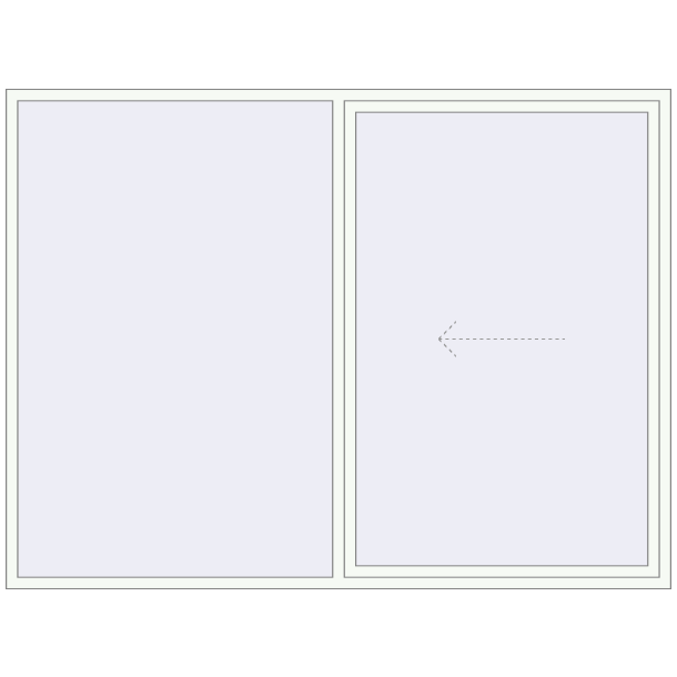 Patio door (Brillant 70) 2900x2180 mm