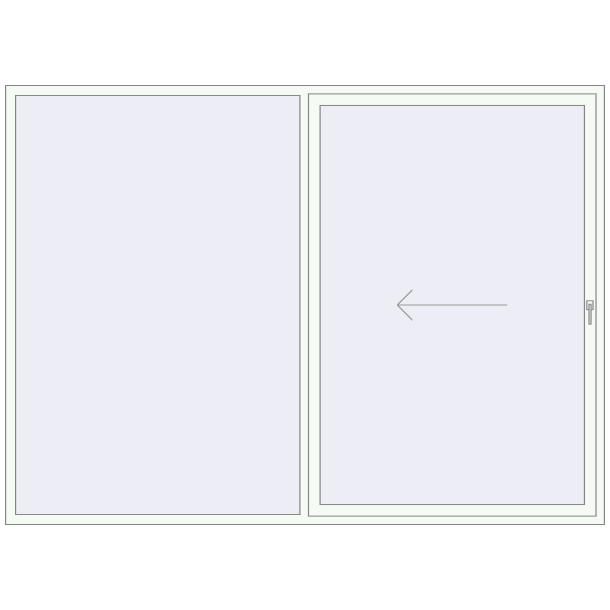 Patio door (Synego) 3000x2200 mm
