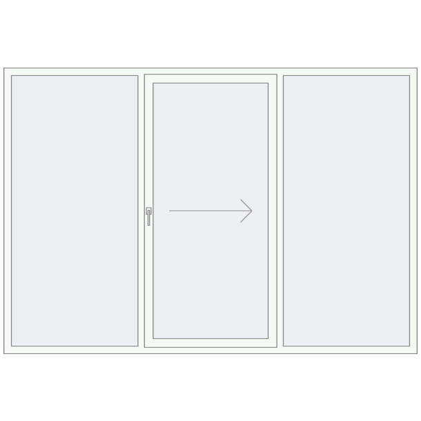 Sliding patio doors 2750x1900 mm Patio door (REHAU Brillant 70)