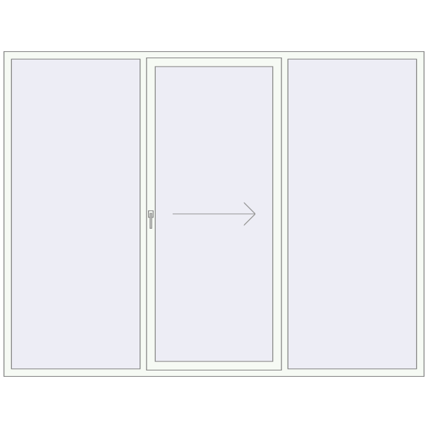 Sliding patio doors 2800x2165 mm Patio door (REHAU Brillant 70)
