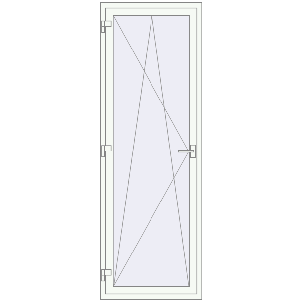 REHAU GENEO Балконні двері 790x2305 мм