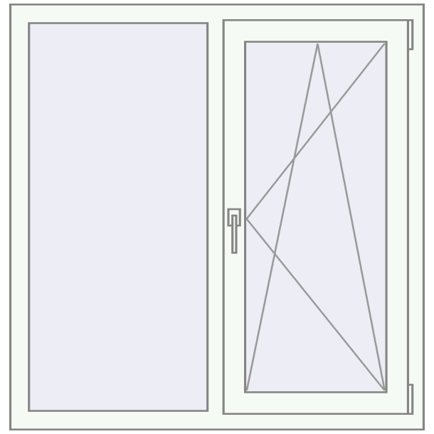 REHAU Euro 60 1140x1140 мм