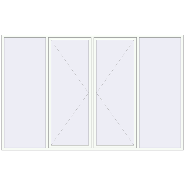 REHAU GENEO 3620x2300 мм