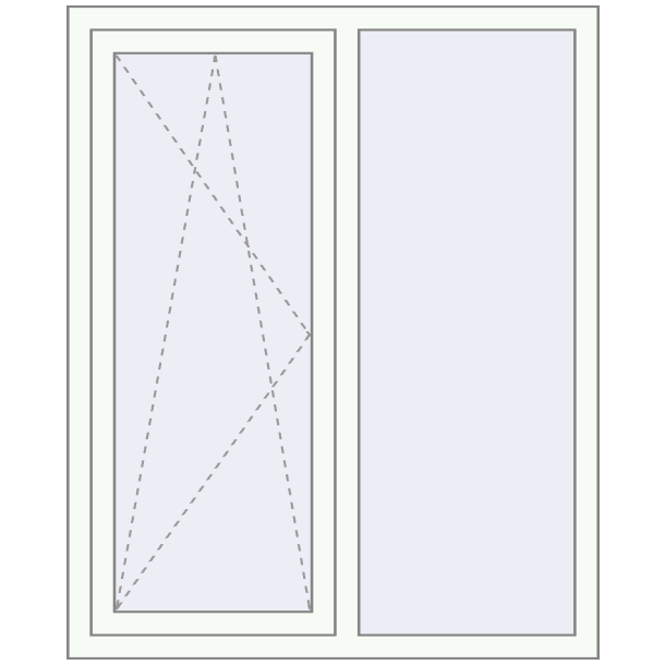 REHAU Euro 60 1140x1400 мм