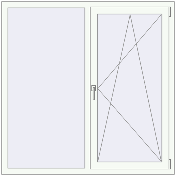 REHAU Euro 70 1400x1400 мм