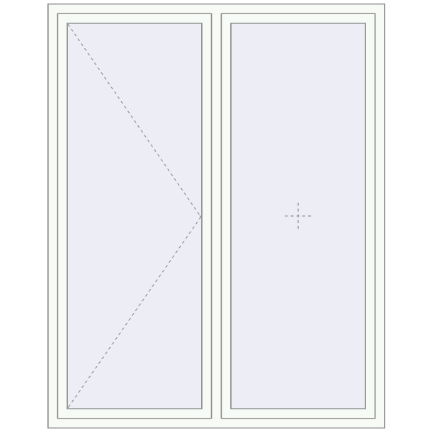 REHAU Euro 70 1750x2200 мм