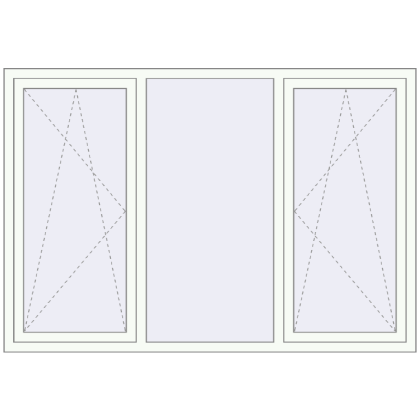 REHAU Euro 60 2080x1430 мм