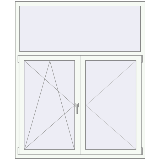 Tilt-and-Turn 1450x1750 mm KORSA OPTIMUM 70 (REHAU Euro 70)