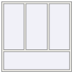 Three elements with transom