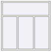 Three elements with transom